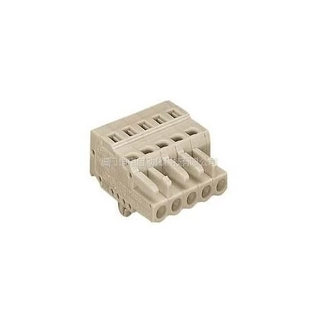 Wago 721-105/008-047 Connecteur Femelle - 5 Pôles - 100% Protégé Contre Le Mismating - Pas: 5mm - Gris 3 Wago 721-105/008-047 Connecteur Femelle - 5 Pôles - 100% Protégé Contre Le Mismating - Pas: 5mm - Gris