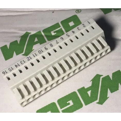 Wago 734-116/000-047 Connecteur Femelle à 1 Conducteur - 16 Pôles - 100% Protégé Contre Le Mismating - Gris 4 Wago 734-116/000-047 Connecteur Femelle à 1 Conducteur - 16 Pôles - 100% Protégé Contre Le Mismating - Gris – Image 2