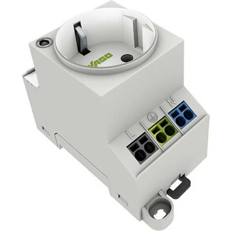 Prise 2P+T Modulaire WAGO WAGO GmbH & Co. KG Blanc 1 Pc(s) 3 Prise 2P+T Modulaire WAGO WAGO GmbH & Co. KG Blanc 1 Pc(s)