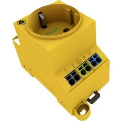 Prise 2P+T Modulaire WAGO WAGO GmbH & Co. KG Jaune 1 Pc(s)