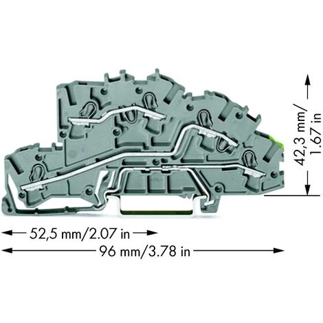 WAGO 2003-7645 POUR TERMINAL ÉLECTRIQUE - ÉLECTRIQUE TERMINAL BLOCK 5 WAGO 2003-7645 POUR TERMINAL ÉLECTRIQUE - ÉLECTRIQUE TERMINAL BLOCK – Image 3