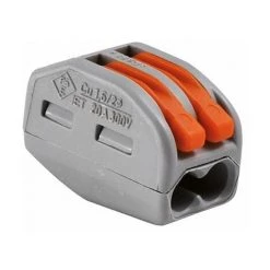 Boite De 15 Bornes De Connexion Automatique 2 Entrées S222 - WAGO