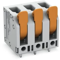 BORNE POUR CIRCUITS IMPRIMÉS WAGO 2604-3303 4 MM² NOMBRE TOTAL DE PÔLES 3 1 PC(S) -WAGO Soldes Boutique 16045181 3