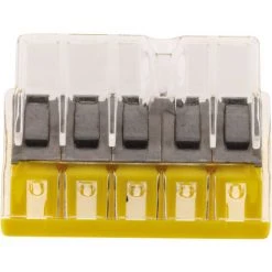 Lot De 50 Mini Bornes De Connexion Rapide S2273 Pour Fils Rigides - 5 Entrées - Wago -WAGO Soldes Boutique 18001640 3