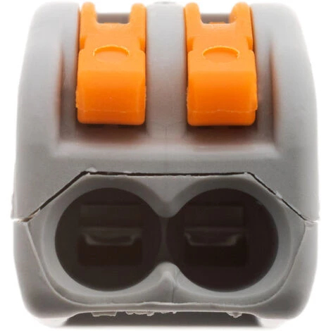 Lot De 15 Mini Bornes De Connexion Rapide à Levier S222 Pour Fils Rigides Et Souples - 2 Entrées - Wago 4 Lot De 15 Mini Bornes De Connexion Rapide à Levier S222 Pour Fils Rigides Et Souples - 2 Entrées - Wago – Image 2