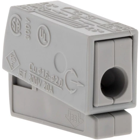 Lot De 6 Mini Bornes De Connexion Rapide S224 Pour Fils Souples Et Rigides - 1 Conducteur Pour Luminaire - Wago 3 Lot De 6 Mini Bornes De Connexion Rapide S224 Pour Fils Souples Et Rigides - 1 Conducteur Pour Luminaire - Wago