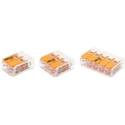 Bornes De Connexion Automatique S221 3 Entrées Par 50 - WAGO