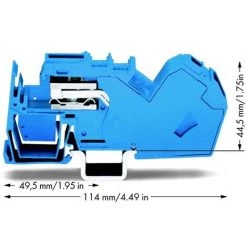 WAGO 785-613 1P BLEU BORNIER -WAGO Soldes Boutique 22166645 4