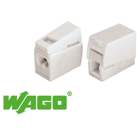 WAGO 100 Connecteurs Luminaire 2 Fils Rigides / 1 Fil Souple 4 WAGO 100 Connecteurs Luminaire 2 Fils Rigides / 1 Fil Souple – Image 2