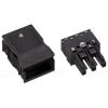 WAGO Connecteur De Précâblage Rapide 3 Pôles Femelle Noir Boîte De 25 Pièces - Noir -WAGO Soldes Boutique 24386157 1