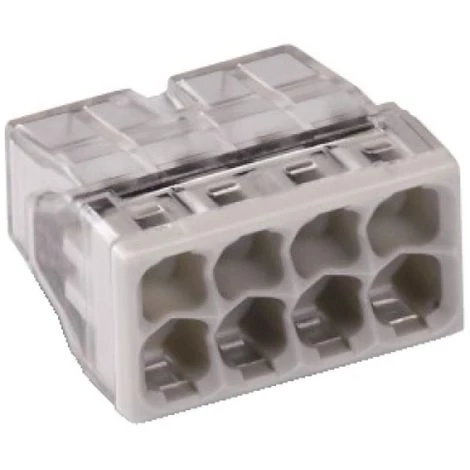 WAGO Bornes De Connexion Automatique 2273 Pour Fils Rigides 5x0,5-2,5 Mm² Transparent/gris Boîte De 50 Pièces 7 WAGO Bornes De Connexion Automatique 2273 Pour Fils Rigides 5x0,5-2,5 Mm² Transparent/gris Boîte De 50 Pièces – Image 5