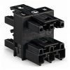 Connecteur Distribution Wago 3 Voies 1 Entrée Femelle Et 3 Sorties Mâle Noir -WAGO Soldes Boutique 24807751 1