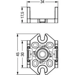 Plaque Montage Pour Connecteur 3 Voies Wago 770-607 1 Entrée Et 3 Sorties Noir -WAGO Soldes Boutique 24807753 2