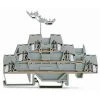 Wago 280-549 Borne Ressort Traction Tripleport 5mm 2,5mm² 20A - Gris