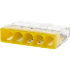 Lot De 10 Mini Bornes De Connexion Rapide S2273 Pour Fils Rigides - 5 Entrées - Wago 10 Lot De 10 Mini Bornes De Connexion Rapide S2273 Pour Fils Rigides - 5 Entrées - Wago -WAGO Soldes Boutique 3111917 4