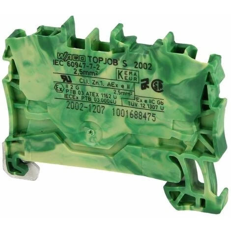 WAGO Borne De Passage Pour 2 Conducteurs 2,5 Mm² TOPJOB®S-Serie 2002 3 WAGO Borne De Passage Pour 2 Conducteurs 2,5 Mm² TOPJOB®S-Serie 2002
