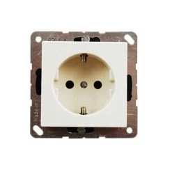 WAGO Jung Prise SCHUKO AS 500, Blanc, A1520