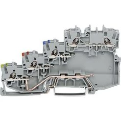 4-Conducteur-borne D'initiateur Wago 2000-5417 UE 50 Pièces