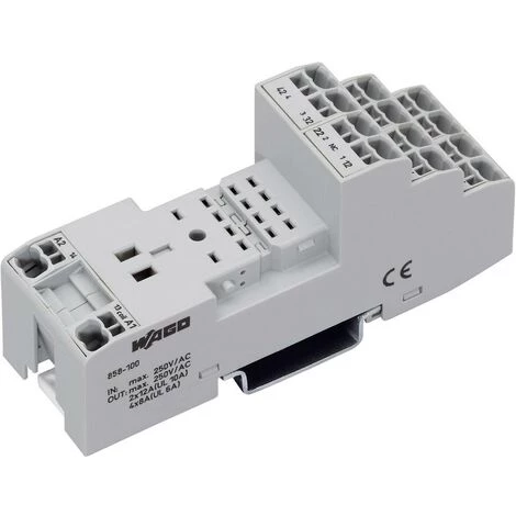 WAGO 858-100 Support Relais (L X L X H) 97 X 31 X 39 Mm 1 Pc(s) 3 WAGO 858-100 Support Relais (L X L X H) 97 X 31 X 39 Mm 1 Pc(s)