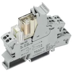 WAGO 788-355 Module Relais Tension Nominale: 24 V/DC Courant De Commutation (max.): 16 A 1 NO (T) 1 Pc(s)