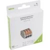 Borne De Raccordement WAGO 222-413 Flexible: 0.08-4 Mm² Rigide: 0.08-2.5 Mm² Nombre De Pôles (num): 3 Gris, Orange 5 Pc