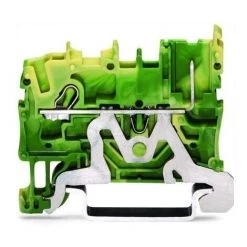 Wago 2022-1207 Borne De Support De Terre 1 Conducteur 2,5mm² Vert-jaune
