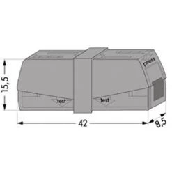 WAGO BORNE DE SERVICE POUR LUMINAIRES, GRIS -WAGO Soldes Boutique 56994382 3