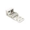 WAGO ADAPTATEUR DE FIXATION - POUR BORNES À 3 CONDUCTEURS - SÉRIE 221 - 4 Mm² - POUR MONTAGE À VIS - BLANC (WG221503)