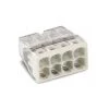 WAGO BORNE POUR BOÎTE DE DÉRIVATION COMPACT - POUR CONDUCTEURS RIGIDES - MAX. 2,5 Mm² - 8 CONDUCTEURS - BOÎTIER TRANSPARENT - COUVERCLE GRIS CLAIR (2273-208) -WAGO Soldes Boutique 58499425 1