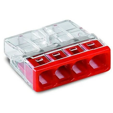 Pack Gelbox Et Borne Pour Boîte De Dérivation Wago - Séries 221/2273 - 4 Conducteurs - Taille 1 - Gris 3 Pack Gelbox Et Borne Pour Boîte De Dérivation Wago - Séries 221/2273 - 4 Conducteurs - Taille 1 - Gris