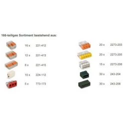 Assortiment De Bornes Pour Boîte De Dérivation WAGO 887-950 Flexible: 0.14-6 Mm² Rigide: 0.2-6 Mm² 1 Set -WAGO Soldes Boutique 6188938 4