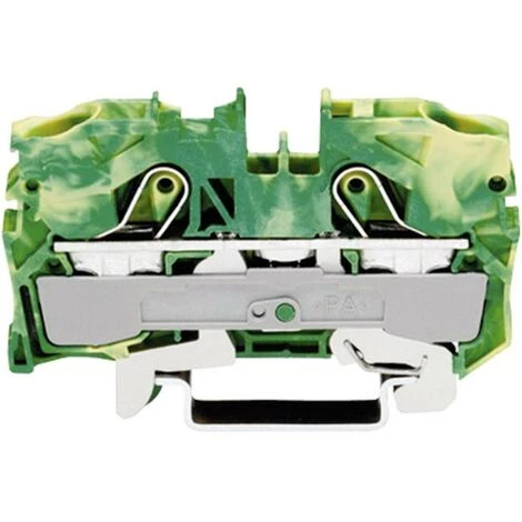 Borne Pour Conducteur De Protection WAGO 2010-1207 10 Mm Ressort De Traction Affectation: Terre Vert, Jaune 1 Pc(s) 3 Borne Pour Conducteur De Protection WAGO 2010-1207 10 Mm Ressort De Traction Affectation: Terre Vert, Jaune 1 Pc(s)