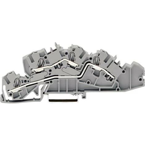 Borne à étages WAGO 2005-7642 6.20 Mm Ressort De Traction Affectation: L, L Gris 1 Pc(s) - Gris 3 Borne à étages WAGO 2005-7642 6.20 Mm Ressort De Traction Affectation: L, L Gris 1 Pc(s) - Gris