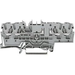 Borne De Base WAGO 2002-1861 5.20 Mm Ressort De Traction Affectation: L Gris 1 Pc(s)