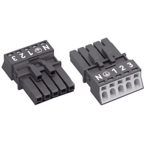 Connecteur Dalimentation Série (connecteur Réseau) WINSTA MINI WAGO 890-205 Femelle, Droit Nombre Total De Pôles: 4 + P 4 Connecteur Dalimentation Série (connecteur Réseau) WINSTA MINI WAGO 890-205 Femelle, Droit Nombre Total De Pôles: 4 + P – Image 2