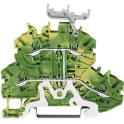 Bloc De Jonction à 2 étages Pour Conducteur De Protection WAGO 2000-2237 3.50 Mm Ressort De Traction Affectation: Terre