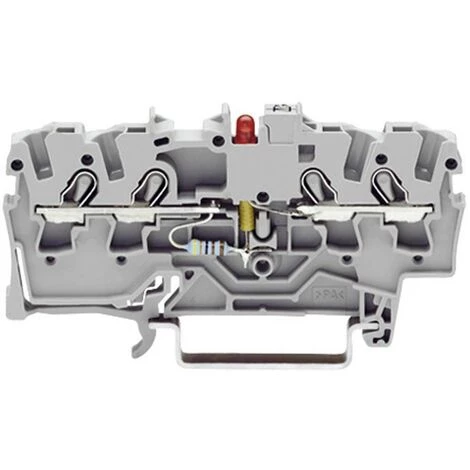 Borne LED WAGO 2001-1421/1000-413 4.20 Mm Ressort De Traction Affectation: L Gris 1 Pc(s) 4 Borne LED WAGO 2001-1421/1000-413 4.20 Mm Ressort De Traction Affectation: L Gris 1 Pc(s) – Image 2