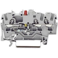 Borne LED WAGO 2002-1321/1000-413 5.20 Mm Ressort De Traction Affectation: L Gris 1 Pc(s)