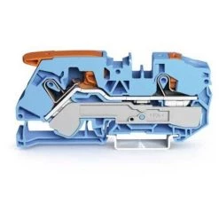 WAGO TOPJOB®S BORNE DE PASSAGE À LEVIER 2 FILS 16MM² BLEU - 2116-5204