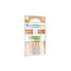 BORNE DE CONNEXION AUTO POT DE 15 BORNES 5 ENTRÉES S221 WAGO WAG009478