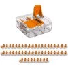 Lot 50x Wago 221-413 Connecteur Compact | 3 Câble Connexion - Connecteur Filaire -WAGO Soldes Boutique 72161291 1