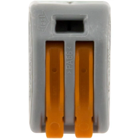 Lot De 50 Mini Bornes De Connexion Rapide à Levier S222 Pour Fils Rigides Et Souples - 2 Entrées - Wago 7 Lot De 50 Mini Bornes De Connexion Rapide à Levier S222 Pour Fils Rigides Et Souples - 2 Entrées - Wago – Image 5