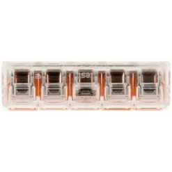 WAGO Lot De 10 Mini Bornes De Connexion Rapide à Levier S221 Pour Fils Souples Et Rigides - 5 Entrées -WAGO Soldes Boutique 8651902 4